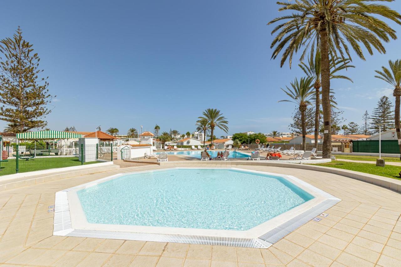 Canarian Holiday Home - Sunset Bungalow In Playa Del Ingles San Bartolome Bagian luar foto