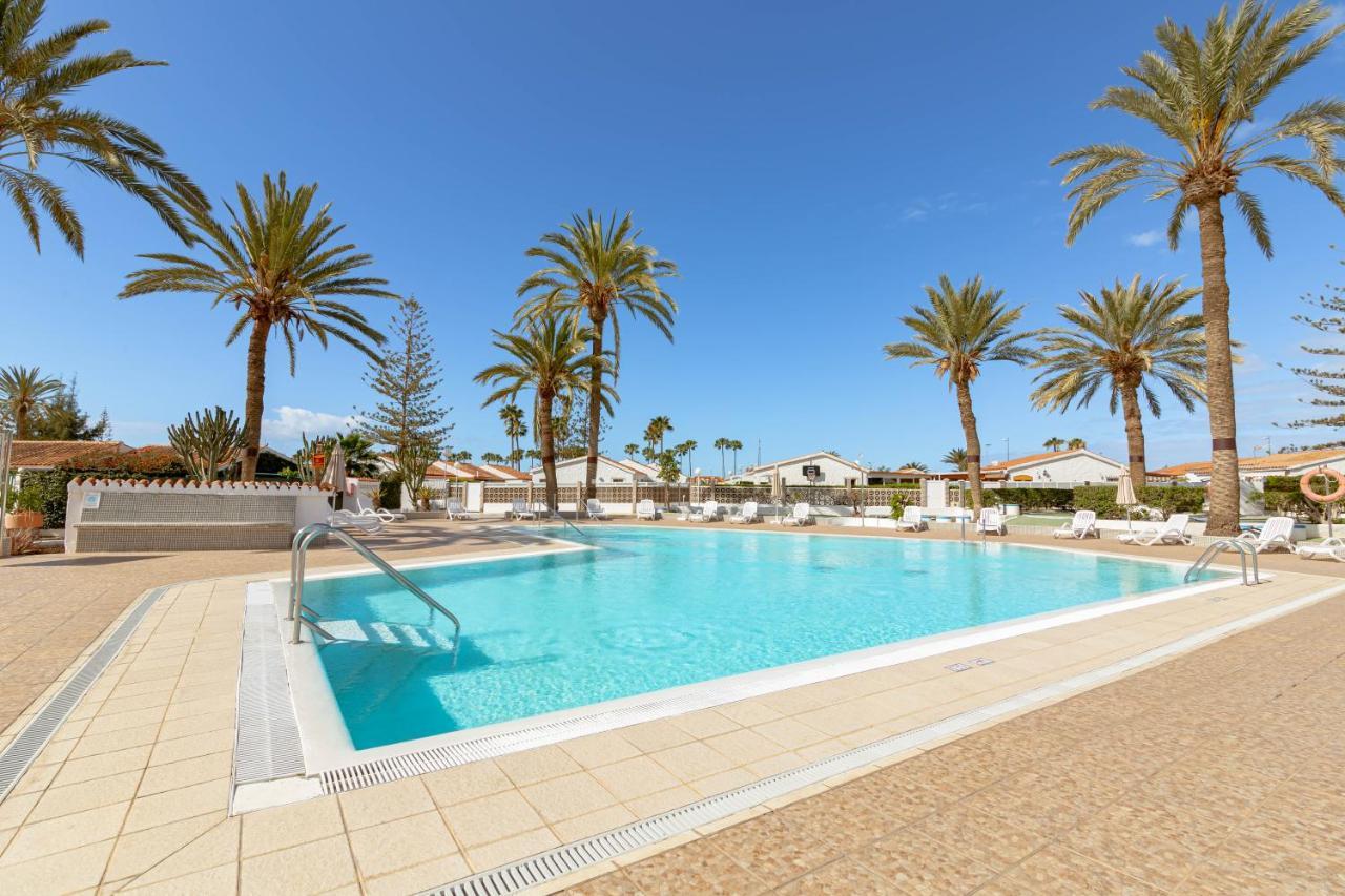 Canarian Holiday Home - Sunset Bungalow In Playa Del Ingles San Bartolome Bagian luar foto