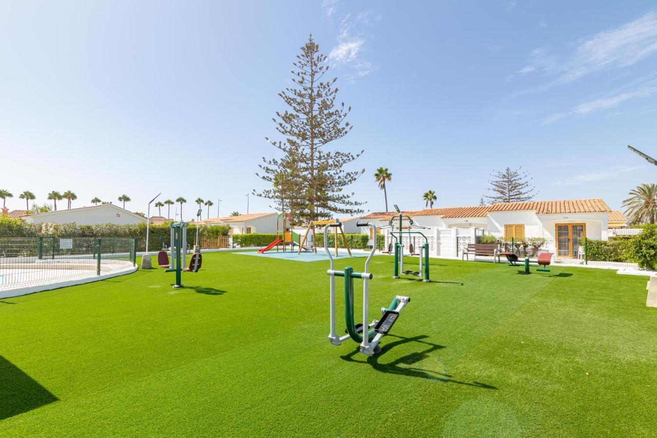 Canarian Holiday Home - Sunset Bungalow In Playa Del Ingles San Bartolome Bagian luar foto