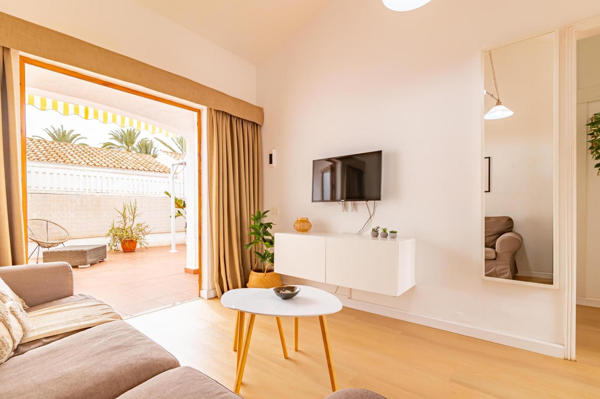 Canarian Holiday Home - Sunset Bungalow In Playa Del Ingles San Bartolome Bagian luar foto